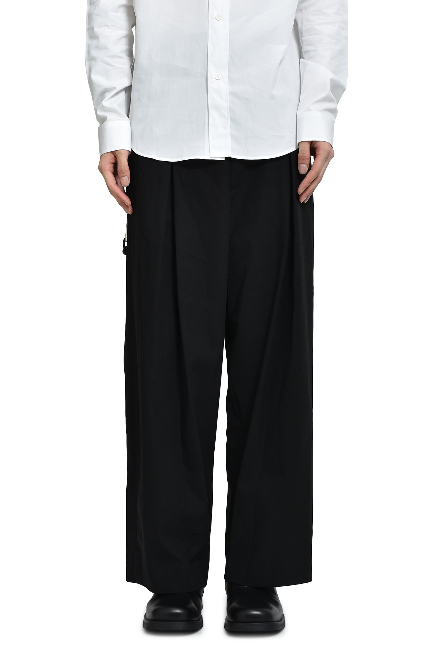 LOW CROTCH TROUSERS AF / BLK