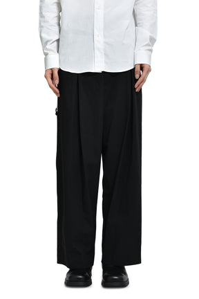 LOW CROTCH TROUSERS AF / BLK