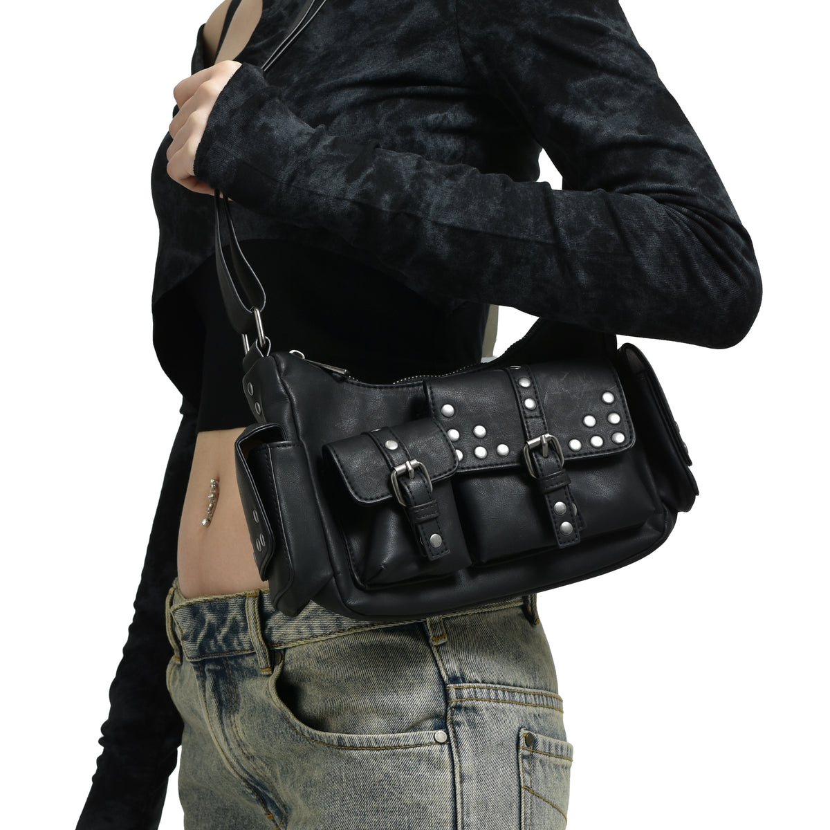 2025SS VIVAMUS ヴィヴァムス MINI SHOULDER BAG VIVAMUS ヴィヴァムス SS25 MINI SHOULDER BAG / BLK - NUBIAN