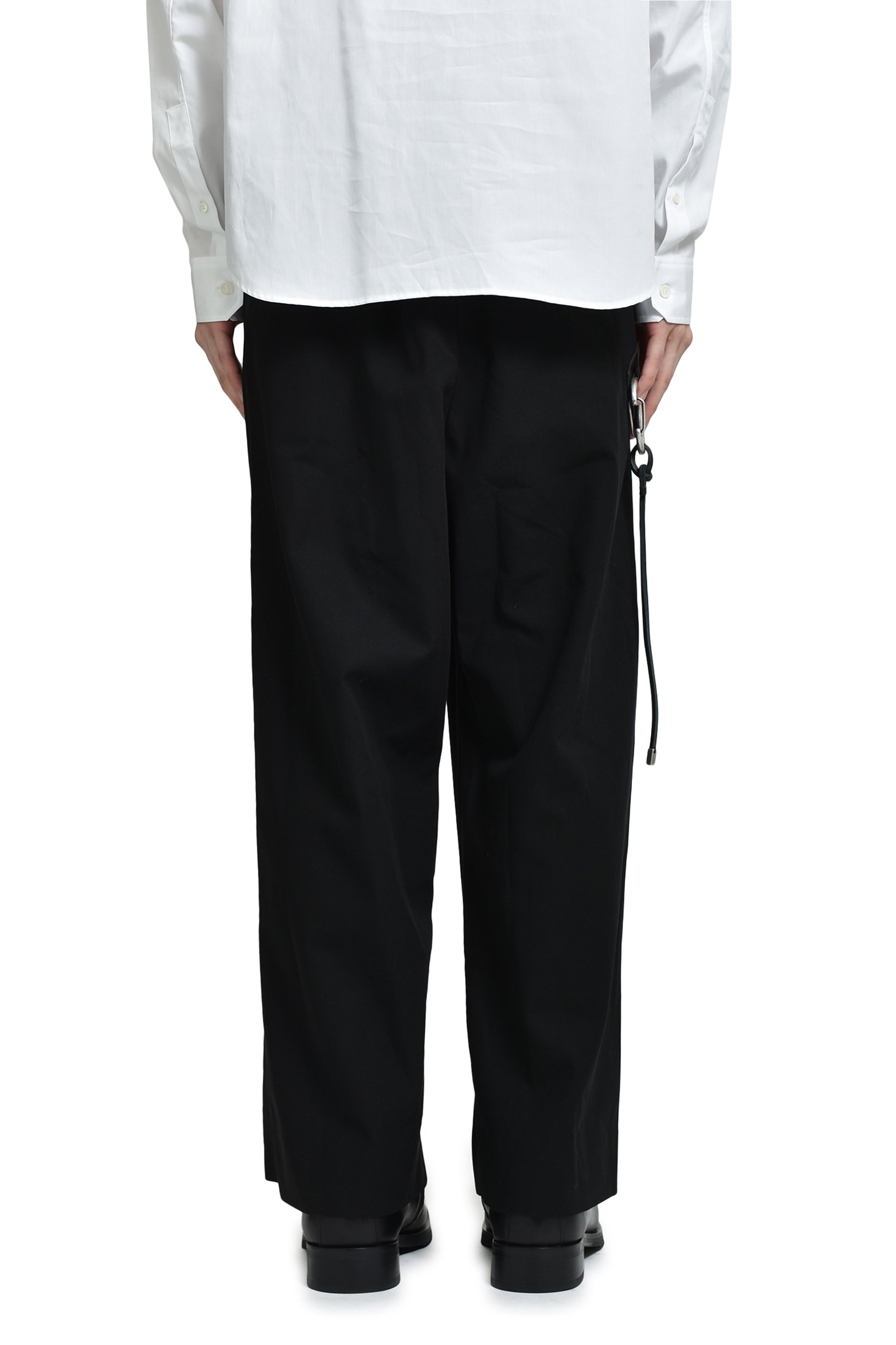 LOW CROTCH TROUSERS AF / BLK