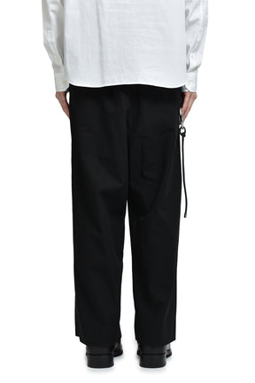 LOW CROTCH TROUSERS AF / BLK