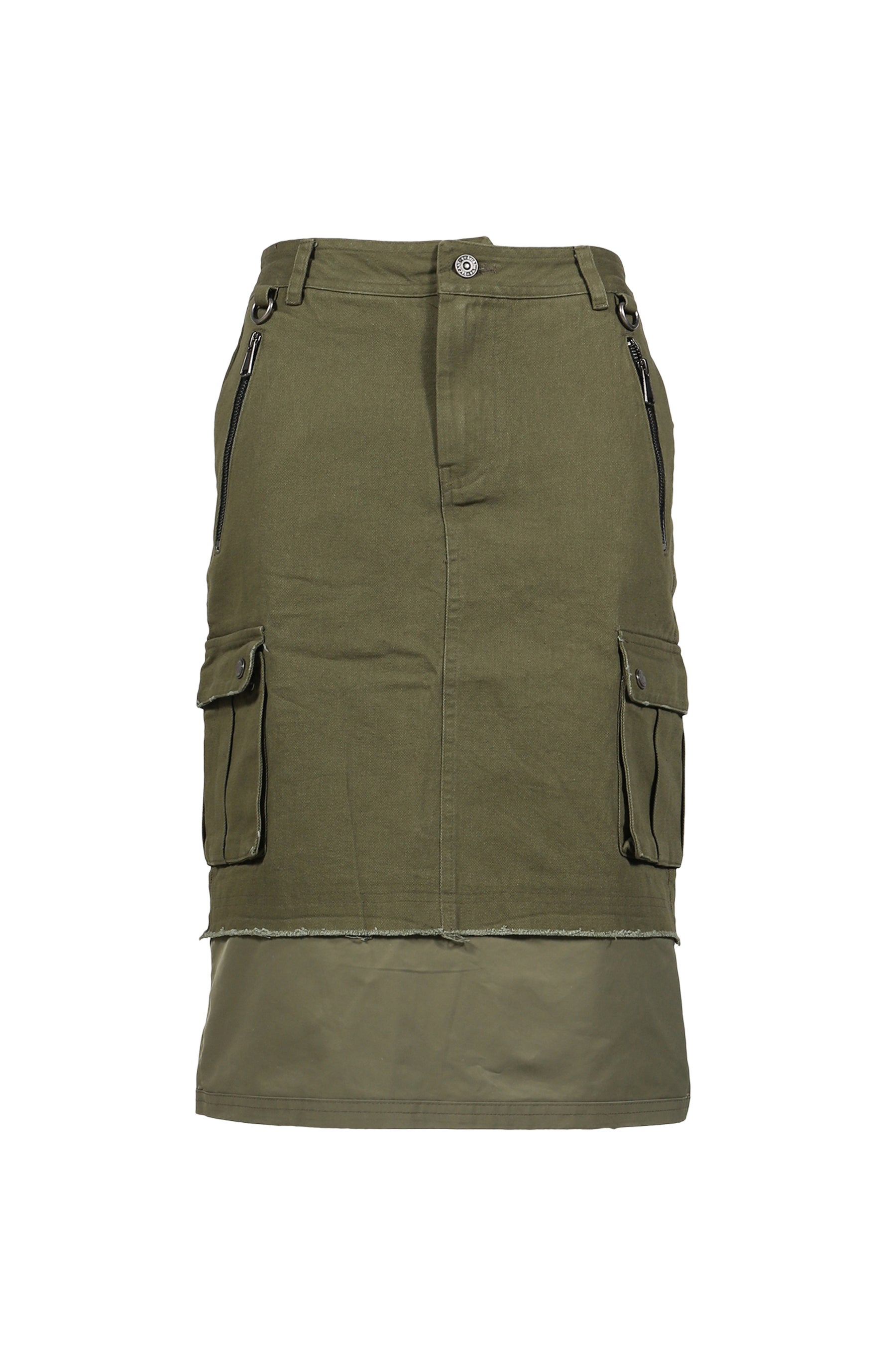 WIFFY CARGO MIDI SKIRT / KHA