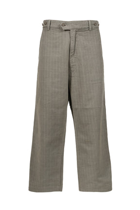 FADED STRIPE FATTY PANTS / GRY