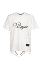 DISTRESSED GRAPHIC T-SHIRT / WHT