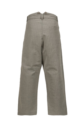 FADED STRIPE FATTY PANTS / GRY