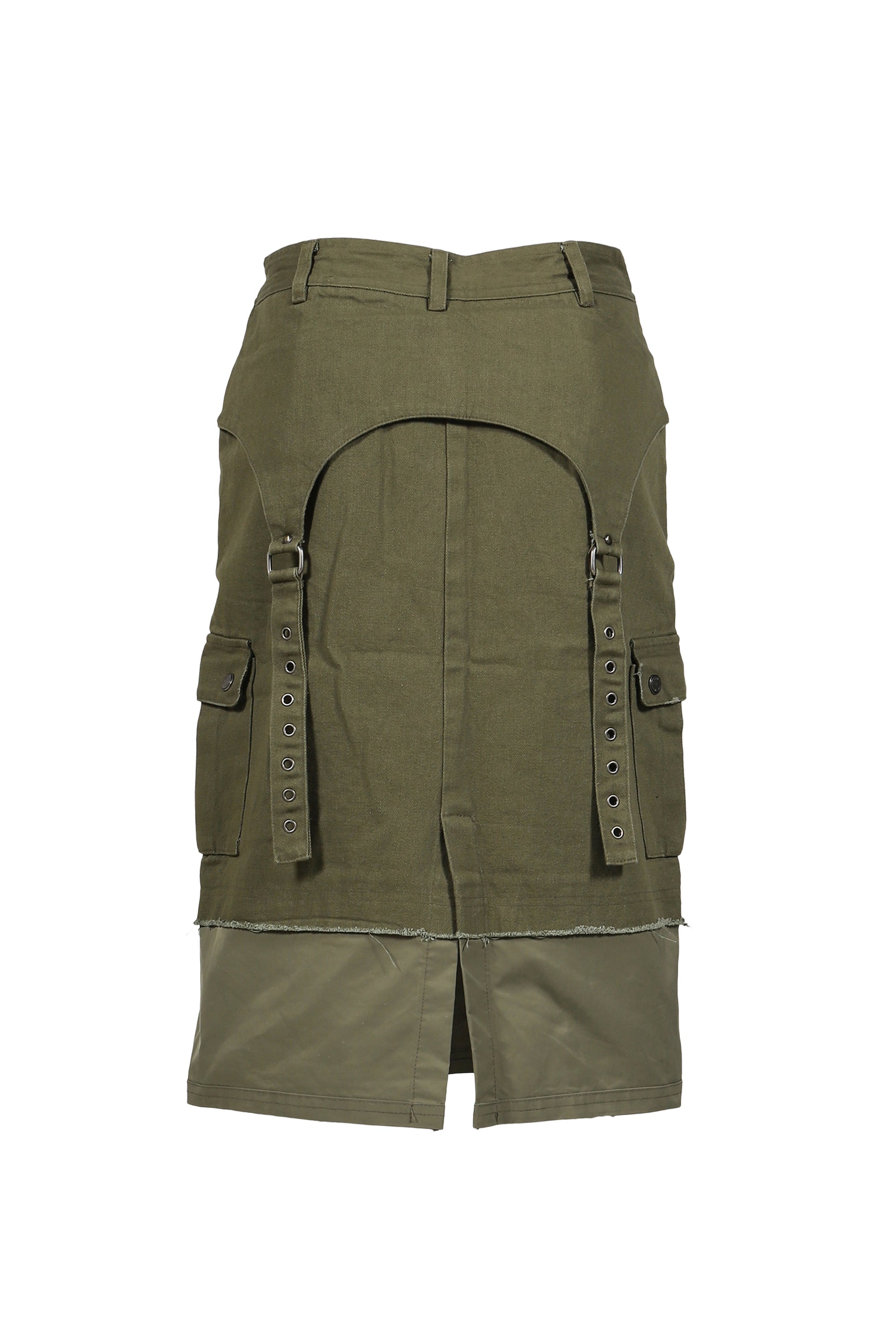 WIFFY CARGO MIDI SKIRT / KHA