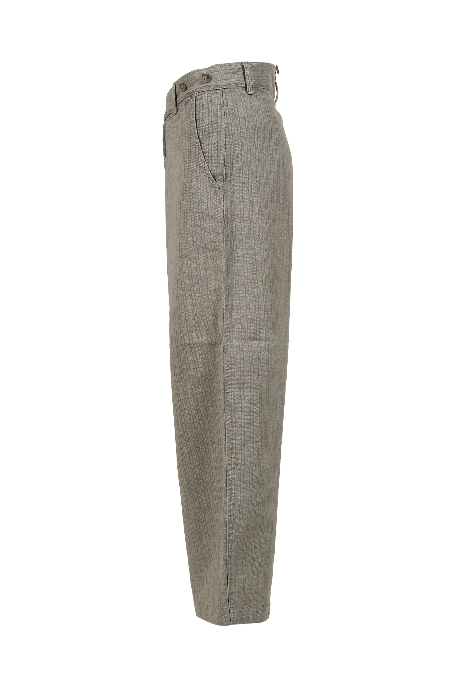 FADED STRIPE FATTY PANTS / GRY