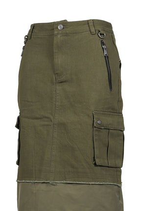 WIFFY CARGO MIDI SKIRT / KHA