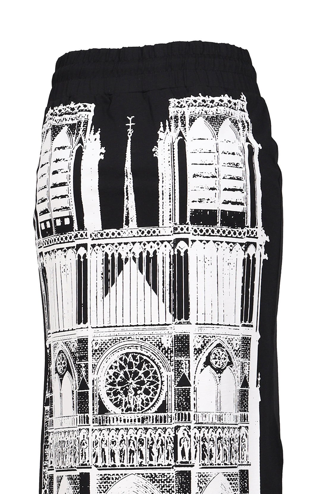 SWEATSHIRT SKIRT KNIT / BLK