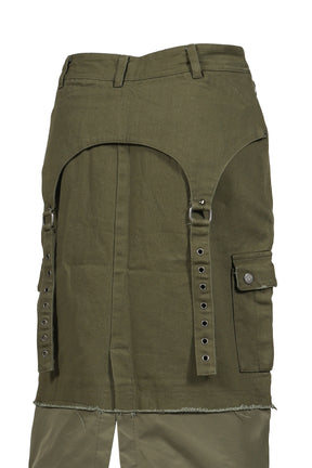 WIFFY CARGO MIDI SKIRT / KHA