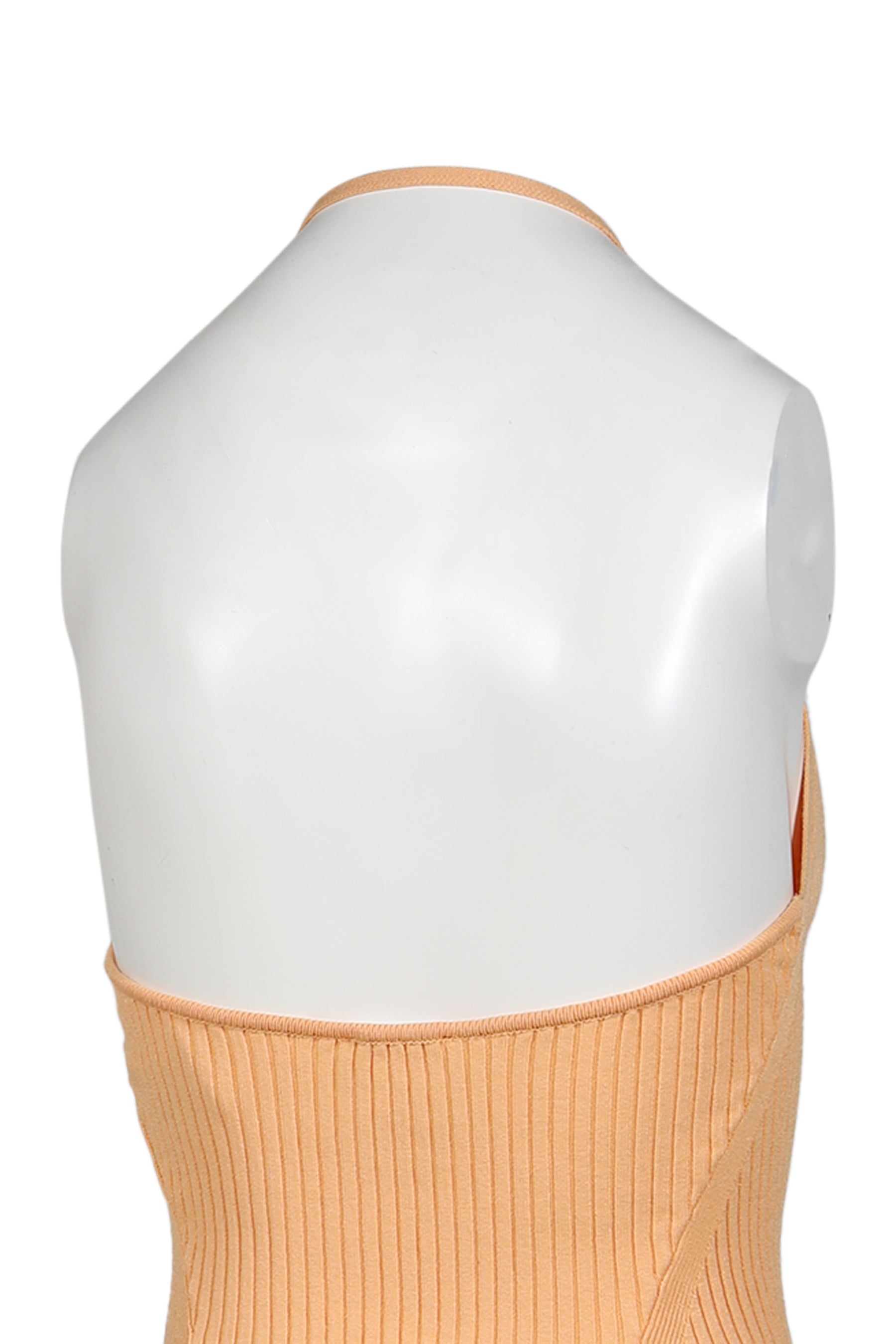 POINTY RIB KNIT TOP / LIGHT SUNSET