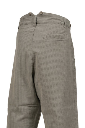 FADED STRIPE FATTY PANTS / GRY