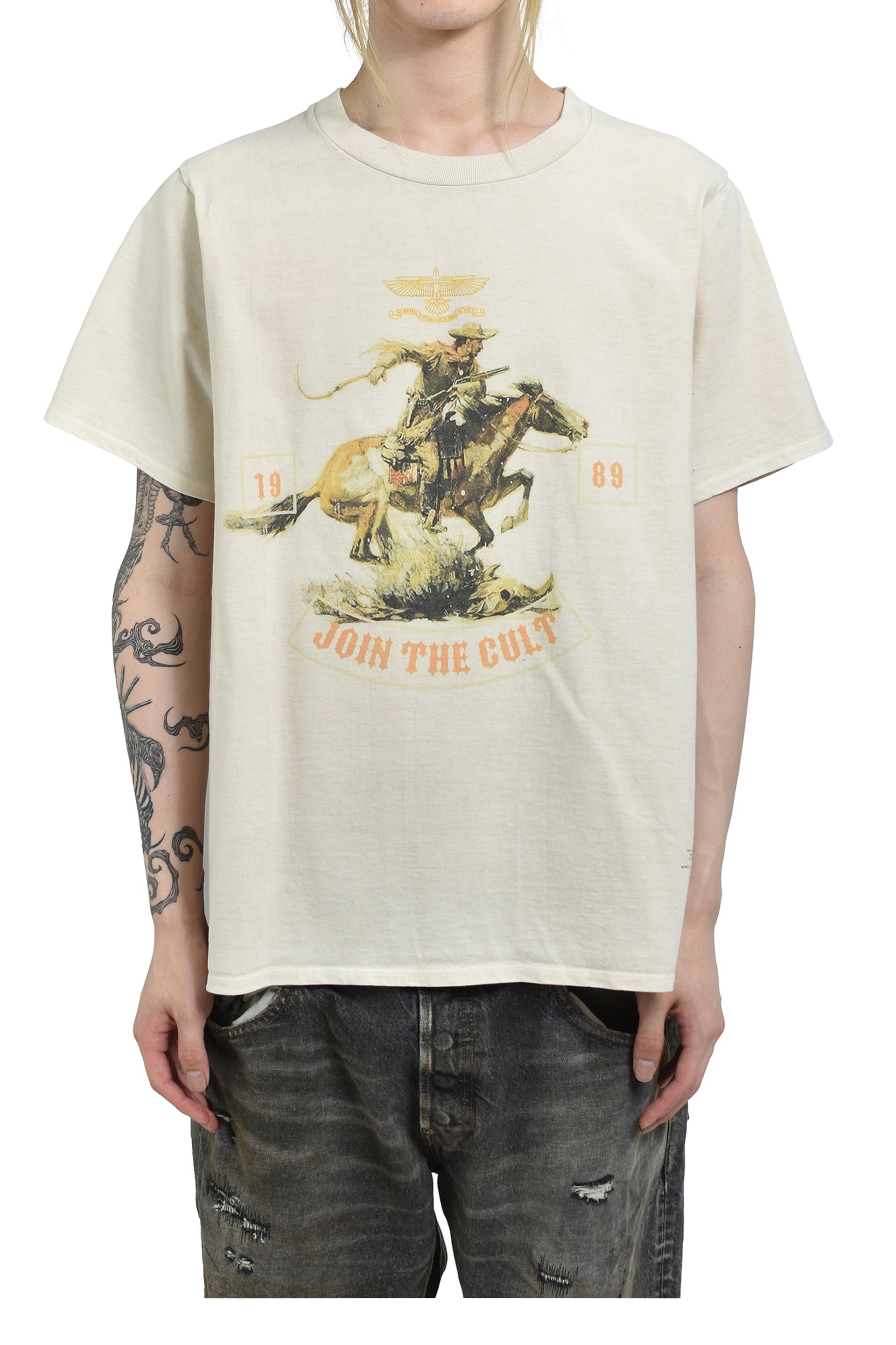 JUN/NAKAYAMA JOIN T-SHIRTS / VANILLA