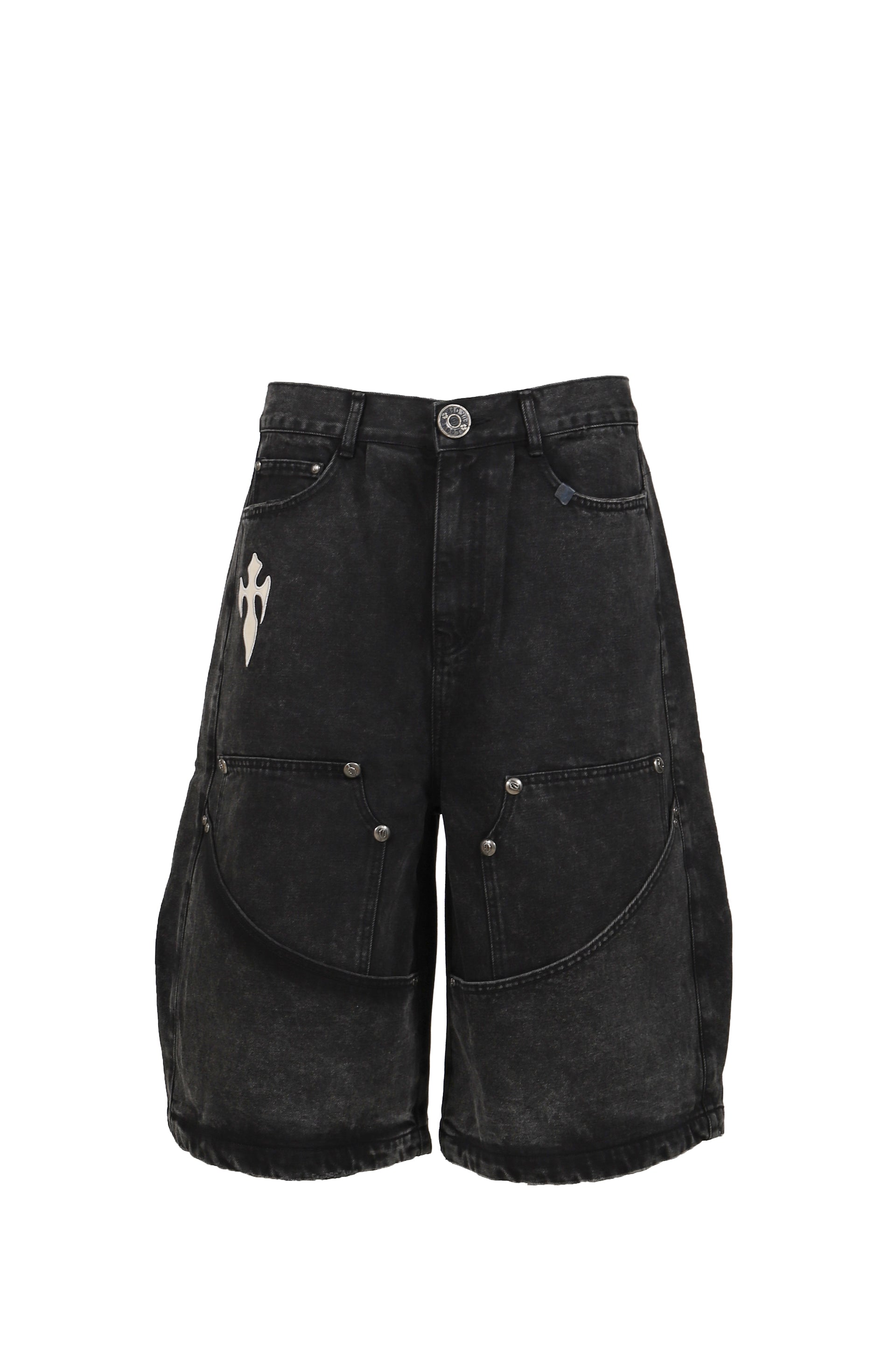 DELUXE DENIM SHORT  / BLK