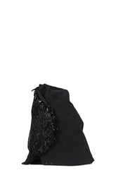 FOLDED SCARF BAG / BLK