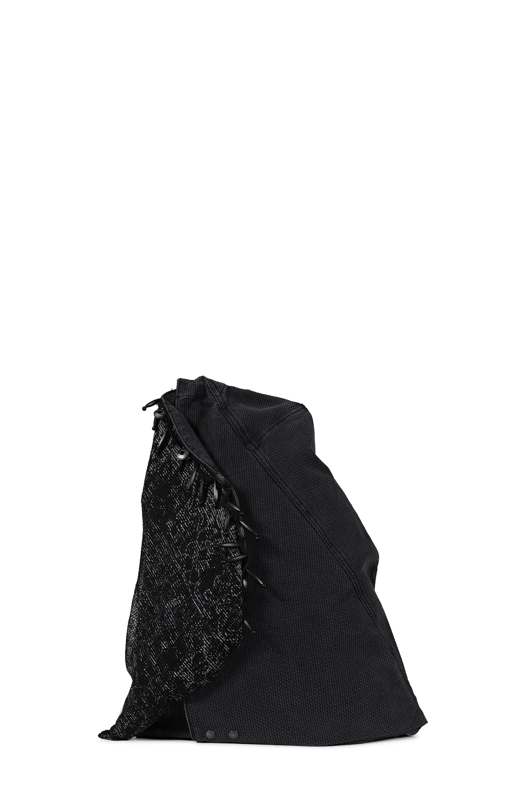 FOLDED SCARF BAG / BLK