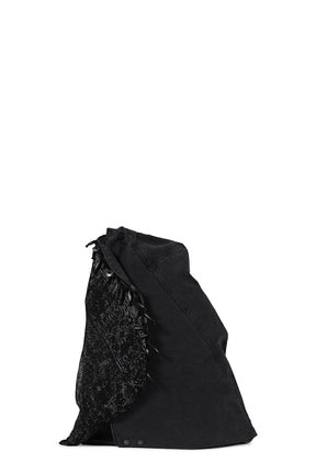 FOLDED SCARF BAG / BLK