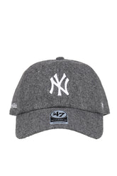 YANKEES SERIF WOOL HAT / DARK GRY