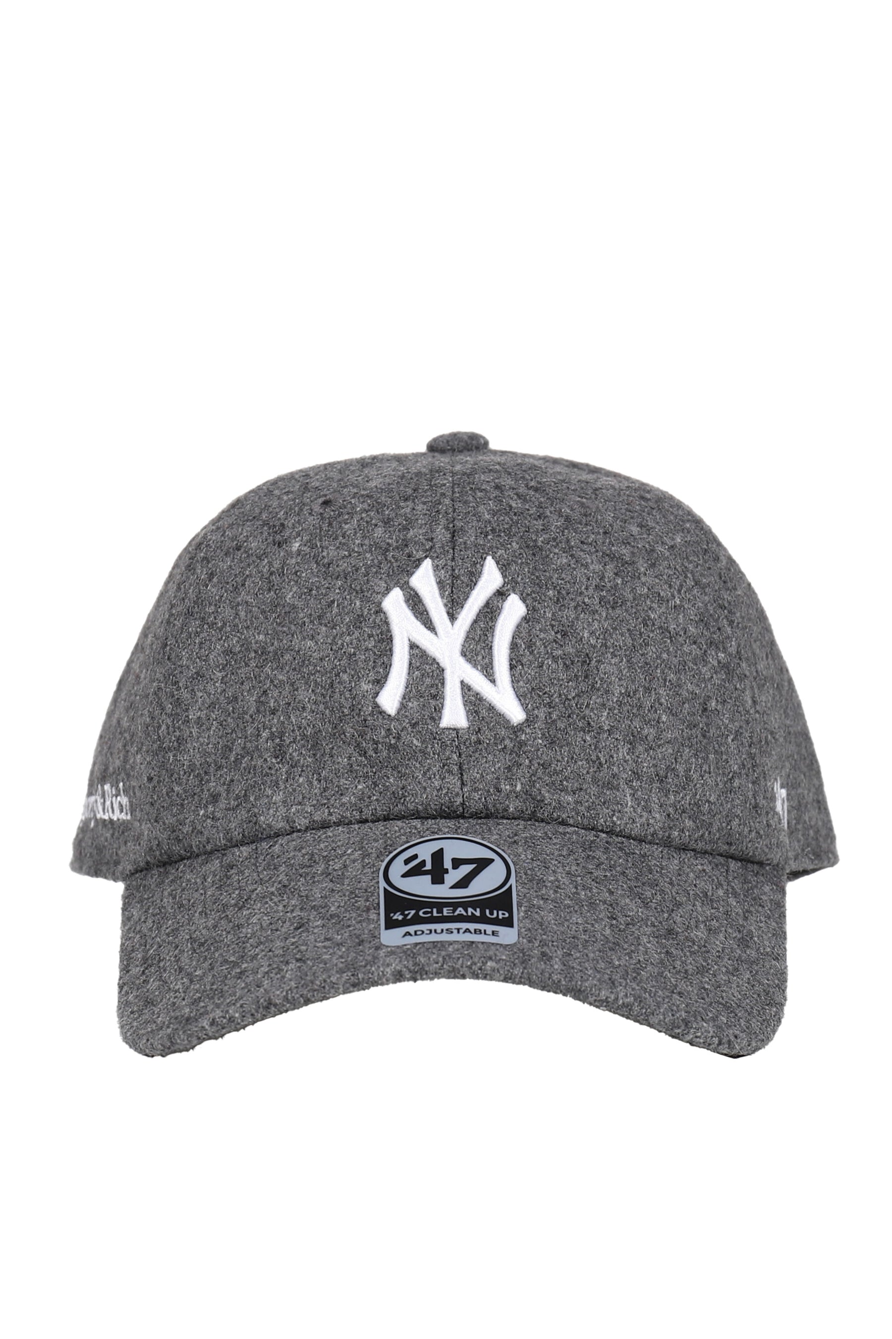 YANKEES SERIF WOOL HAT / DARK GRY
