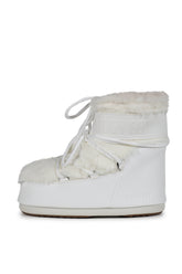 MB ICON LOW FAUX FUR / OPTICAL WHT