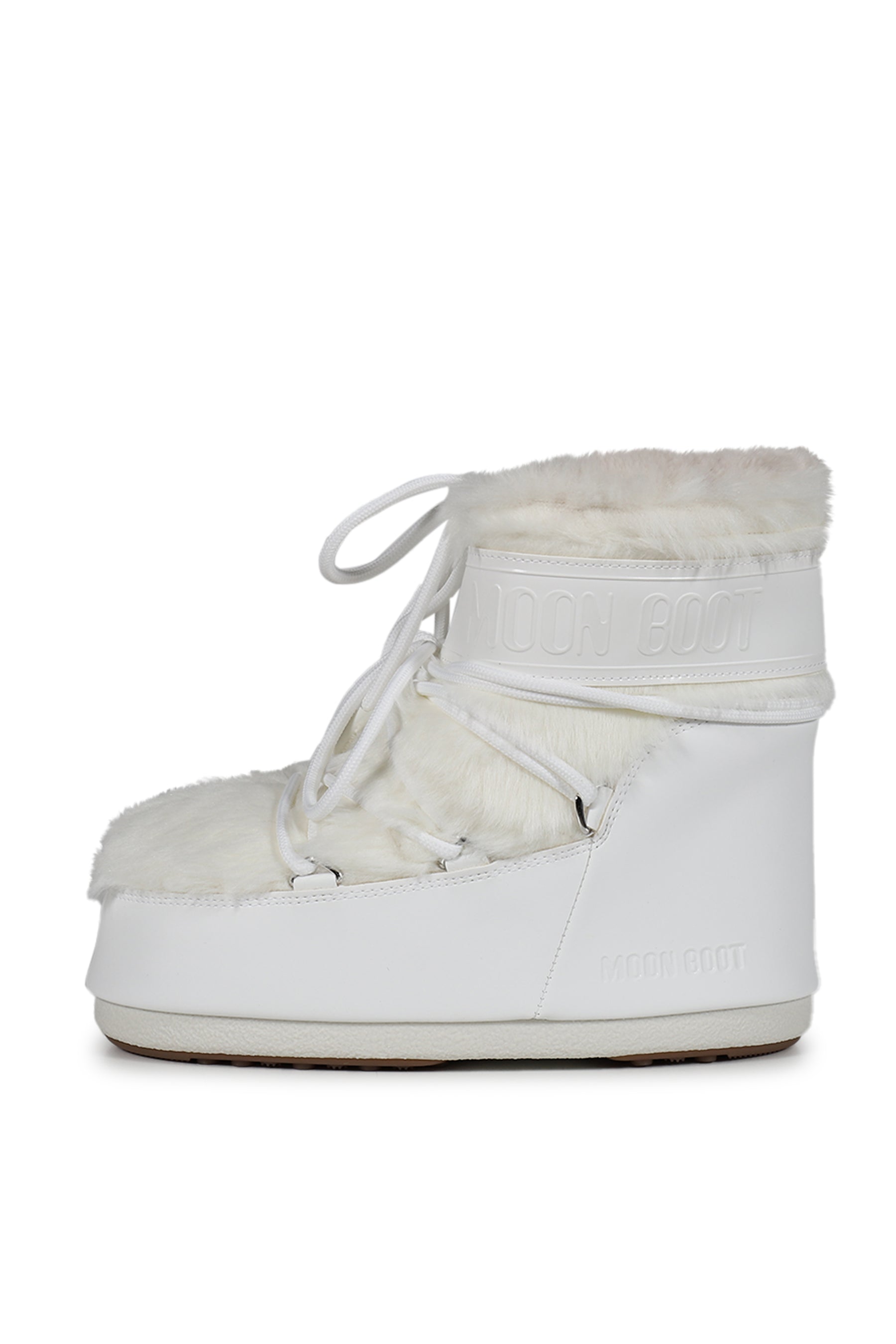 MB ICON LOW FAUX FUR / OPTICAL WHT