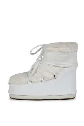 MB ICON LOW FAUX FUR / OPTICAL WHT