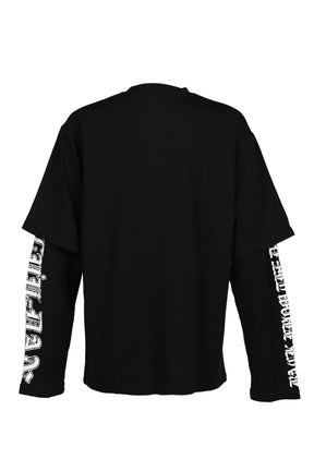 DOUBLE DECK TEE / BLK / PUNK FLYER