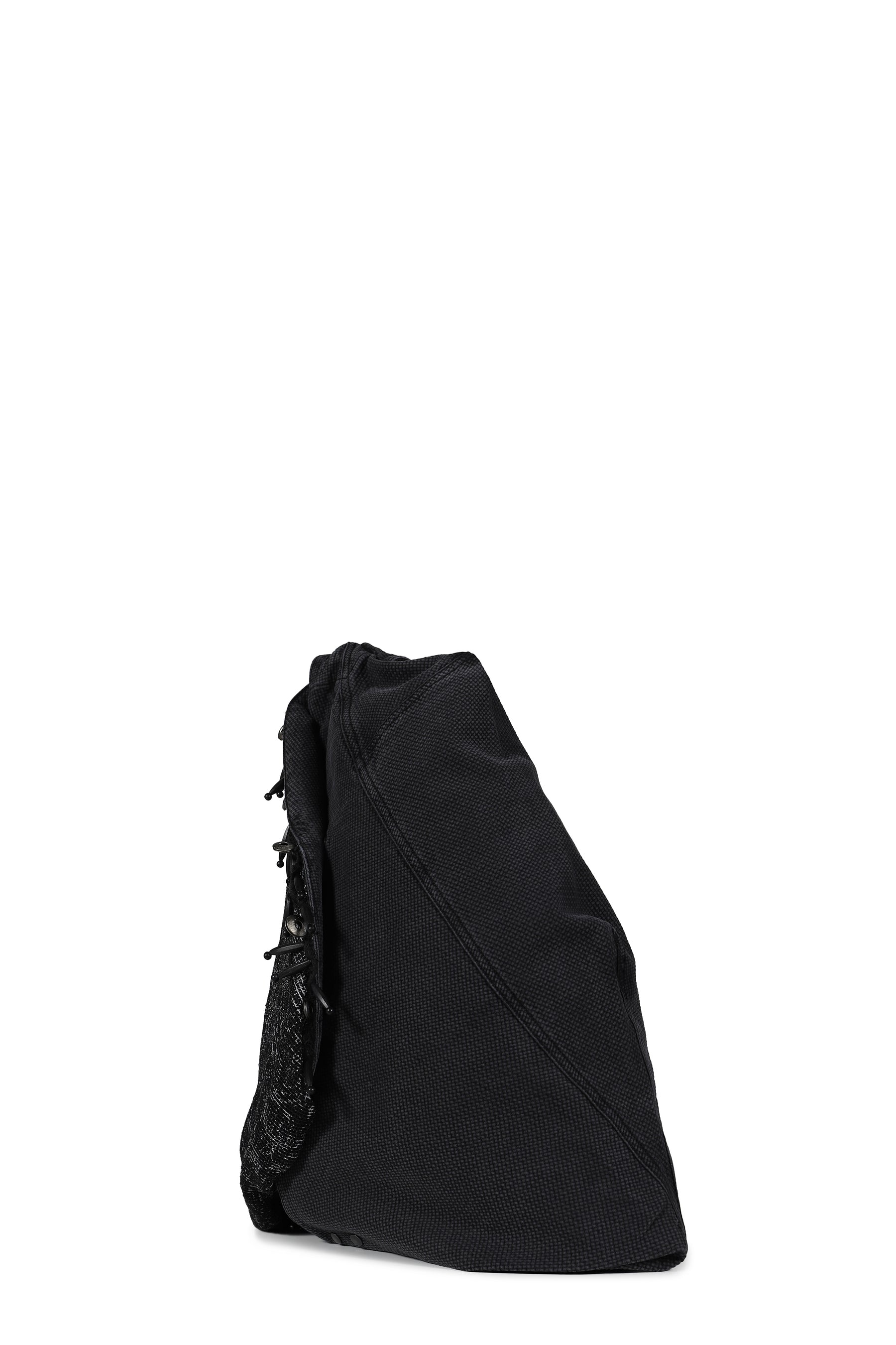 FOLDED SCARF BAG / BLK