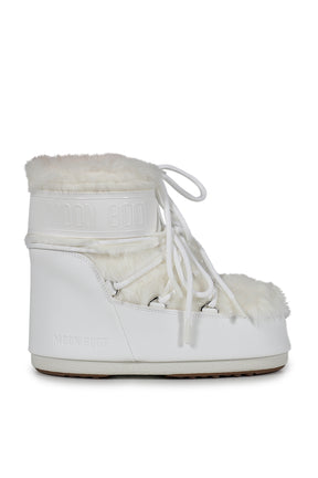 MB ICON LOW FAUX FUR / OPTICAL WHT