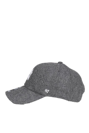 YANKEES SERIF WOOL HAT / DARK GRY