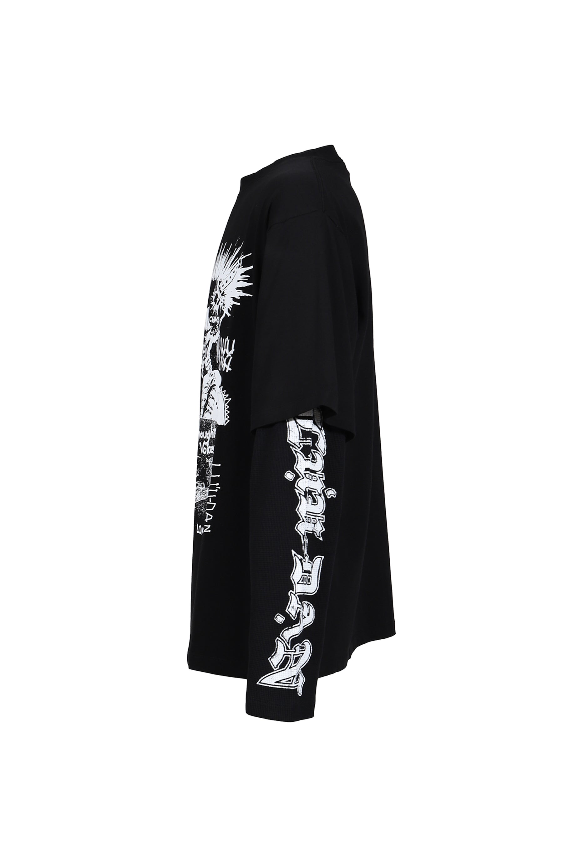 DOUBLE DECK TEE / BLK / PUNK FLYER