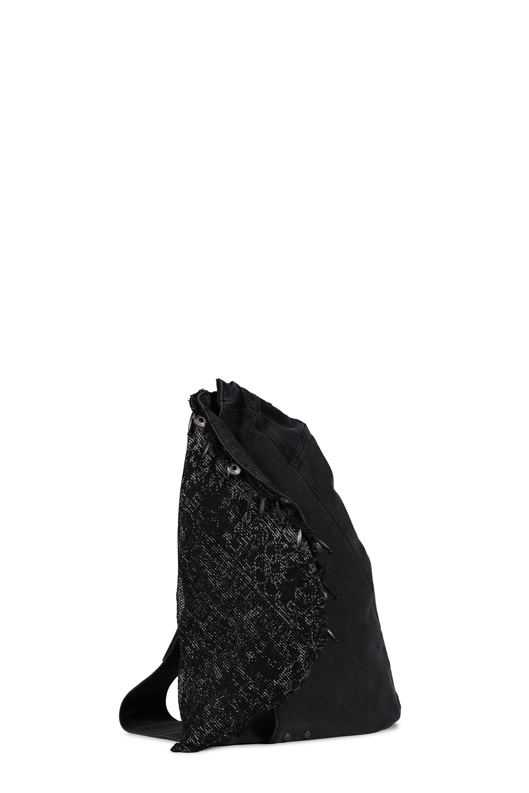 FOLDED SCARF BAG / BLK