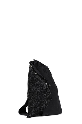 FOLDED SCARF BAG / BLK