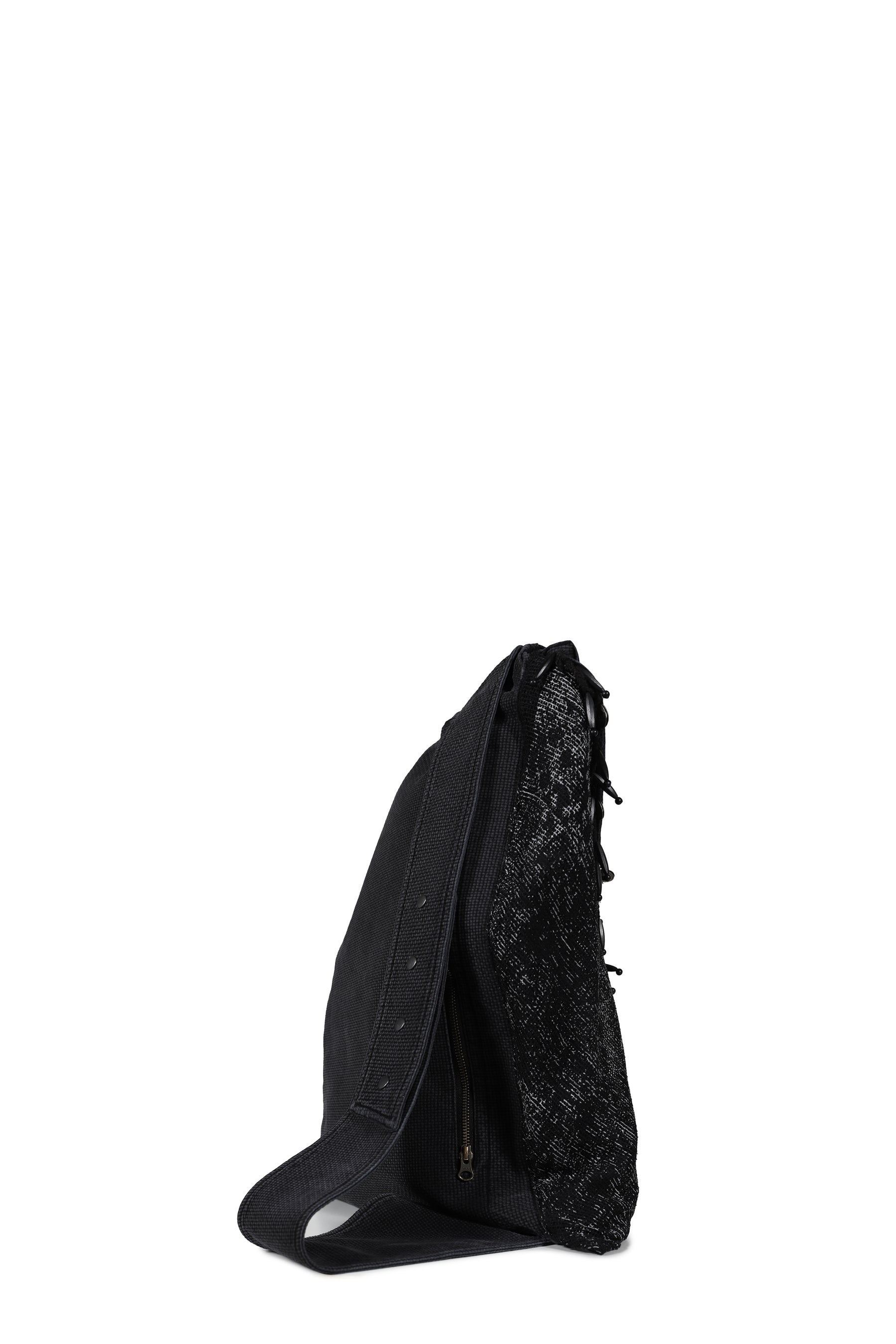 FOLDED SCARF BAG / BLK