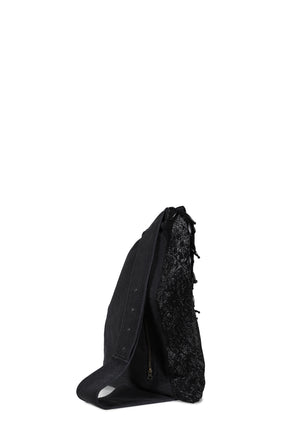 FOLDED SCARF BAG / BLK
