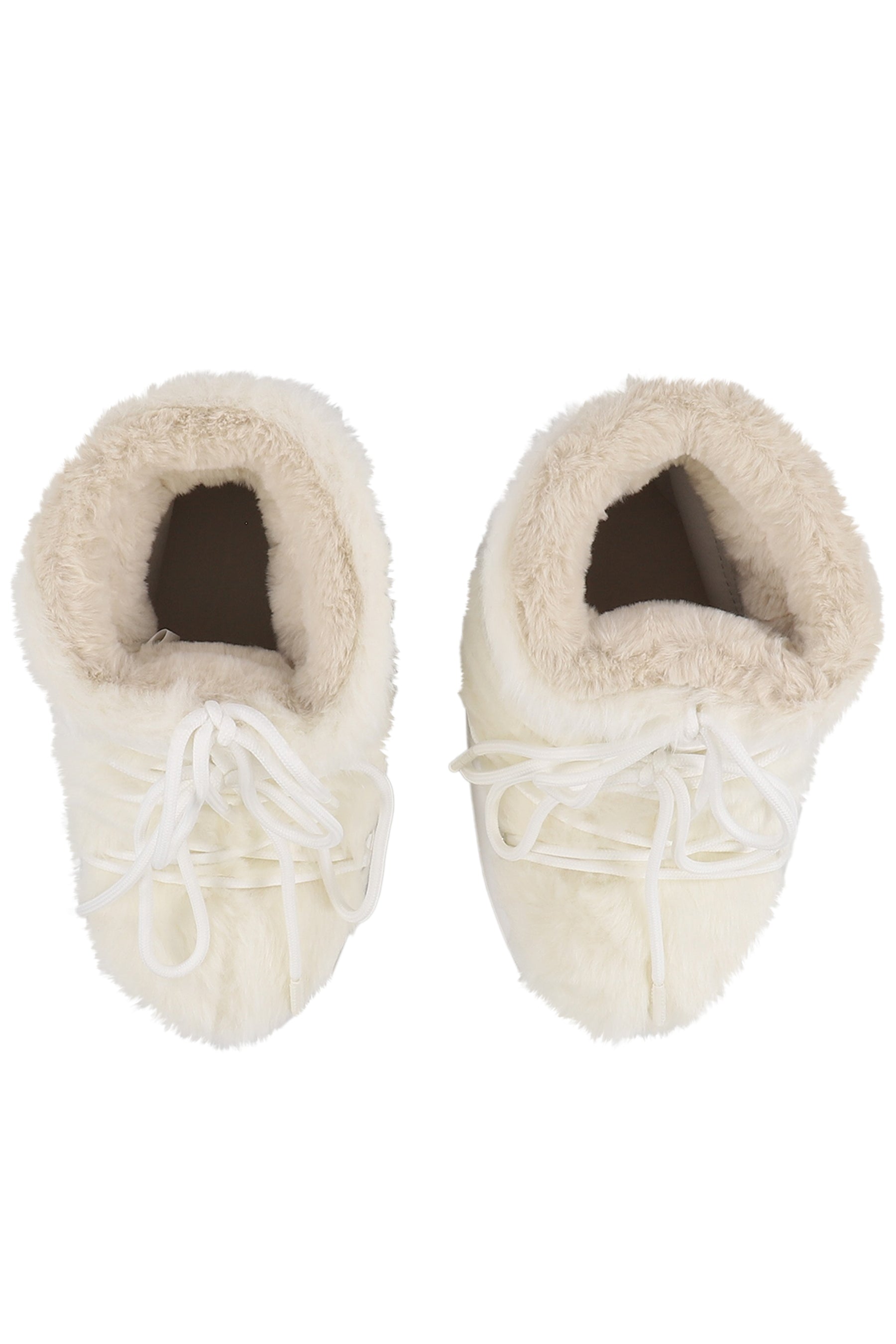 MB ICON LOW FAUX FUR / OPTICAL WHT