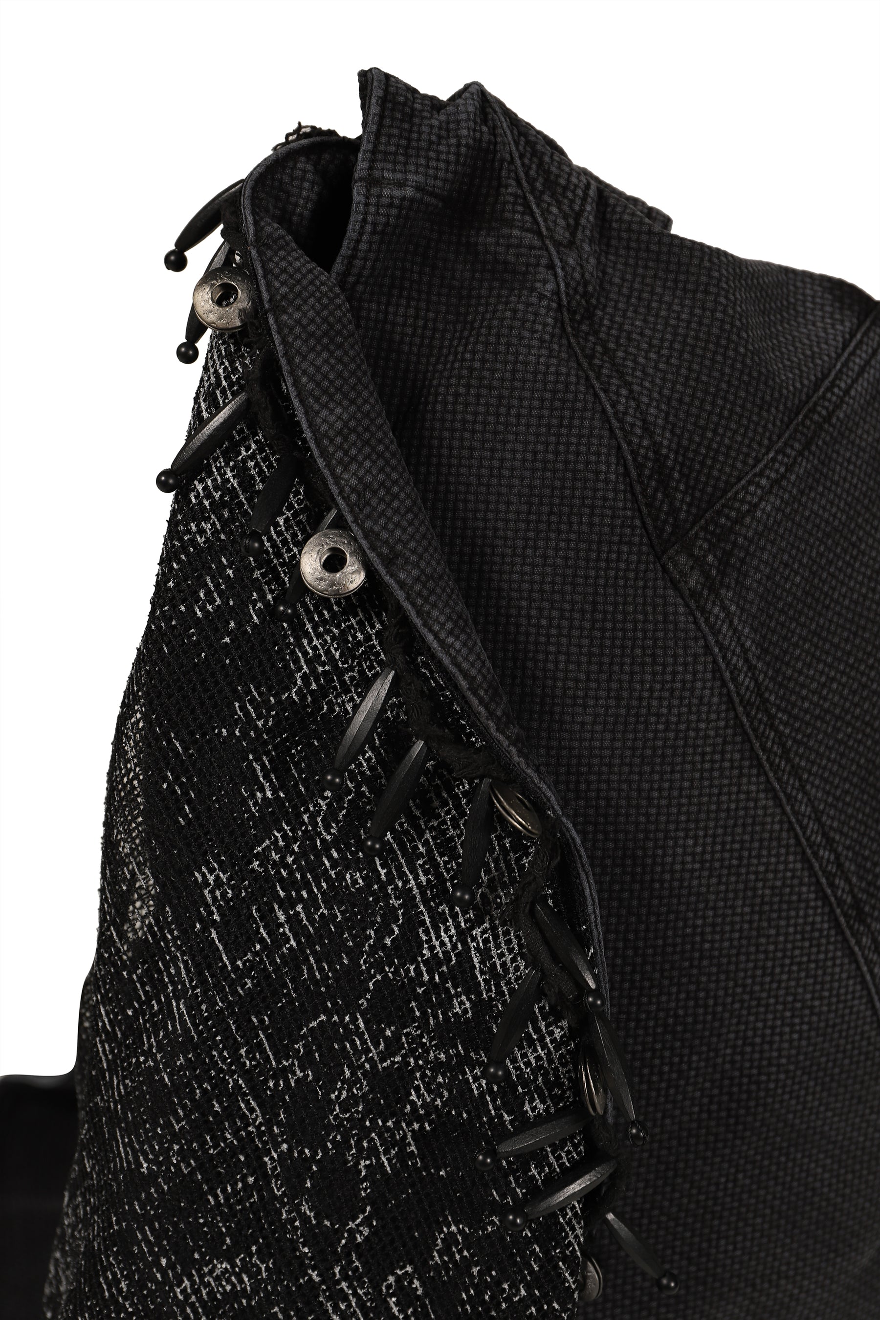 FOLDED SCARF BAG / BLK