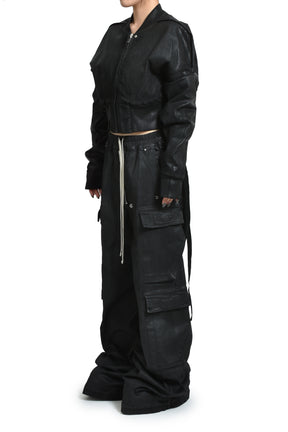 Rick Owens DRKSHDW DOUBLE CARGO JUMBO BELAS / BLACK WAX