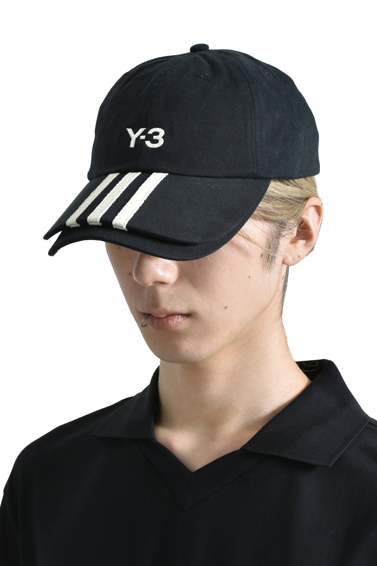 Y-3 3S CAP BLACK / BLK/WHT