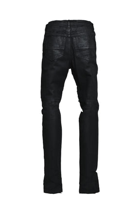 JULIUS ユリウス FW25 12OZ COATING DENIM PANTS / BLK WAX - NUBIAN