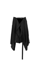 ALDRIK SHIRT APRON / BLK
