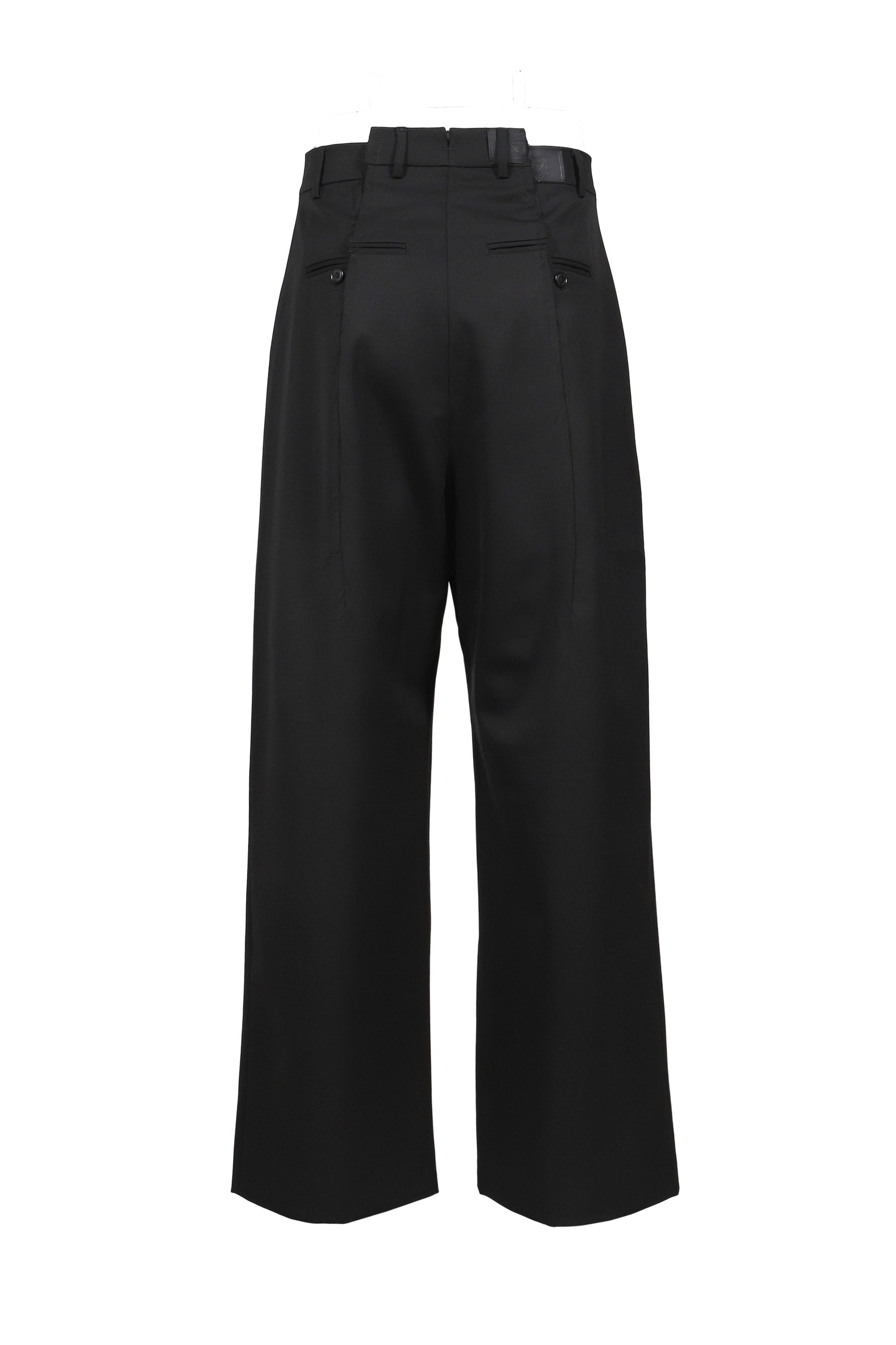 PINCHED TAILORED PANTS / BLK