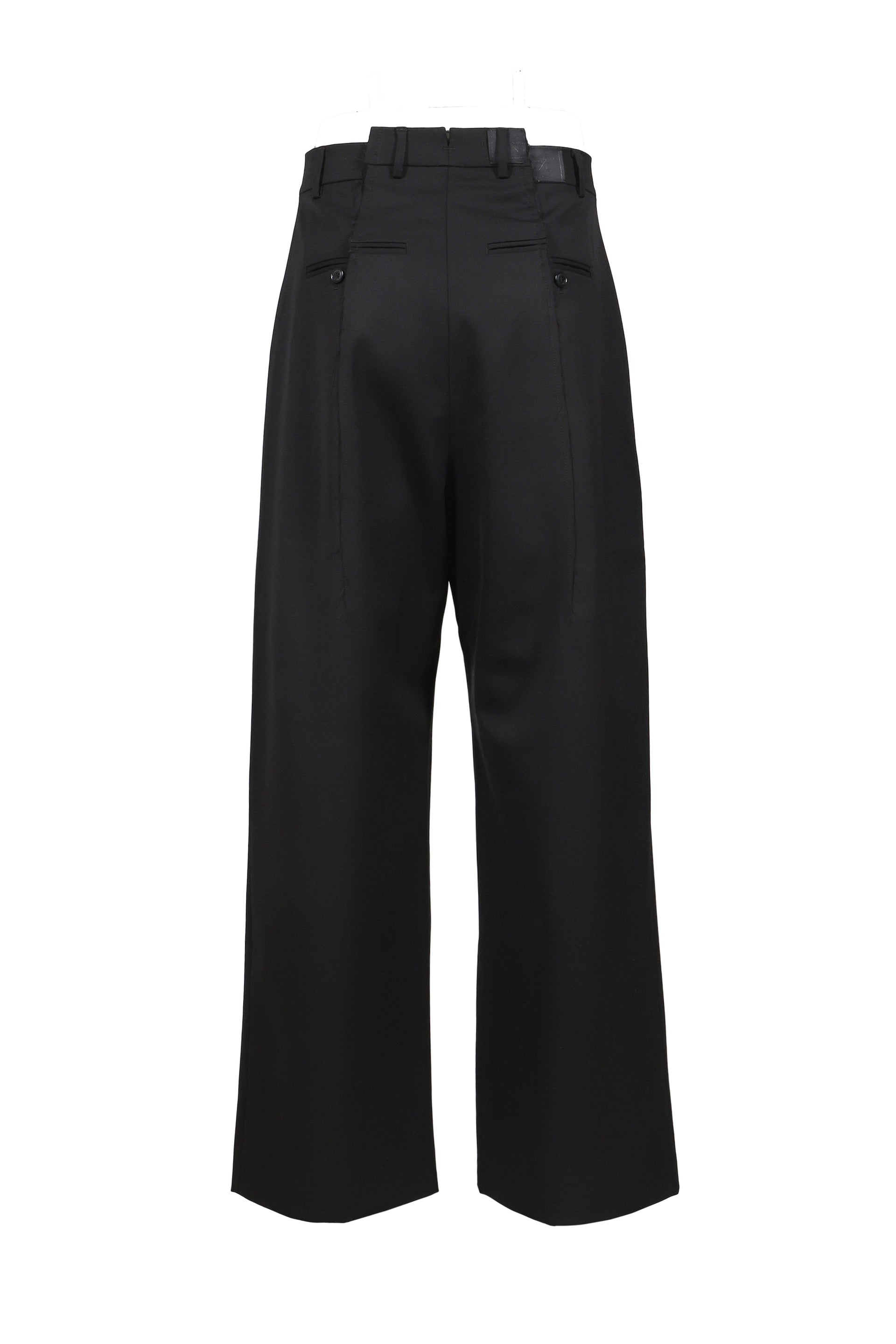 PINCHED TAILORED PANTS / BLK
