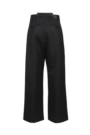 PINCHED TAILORED PANTS / BLK