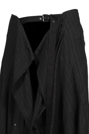 ALDRIK SHIRT APRON / BLK