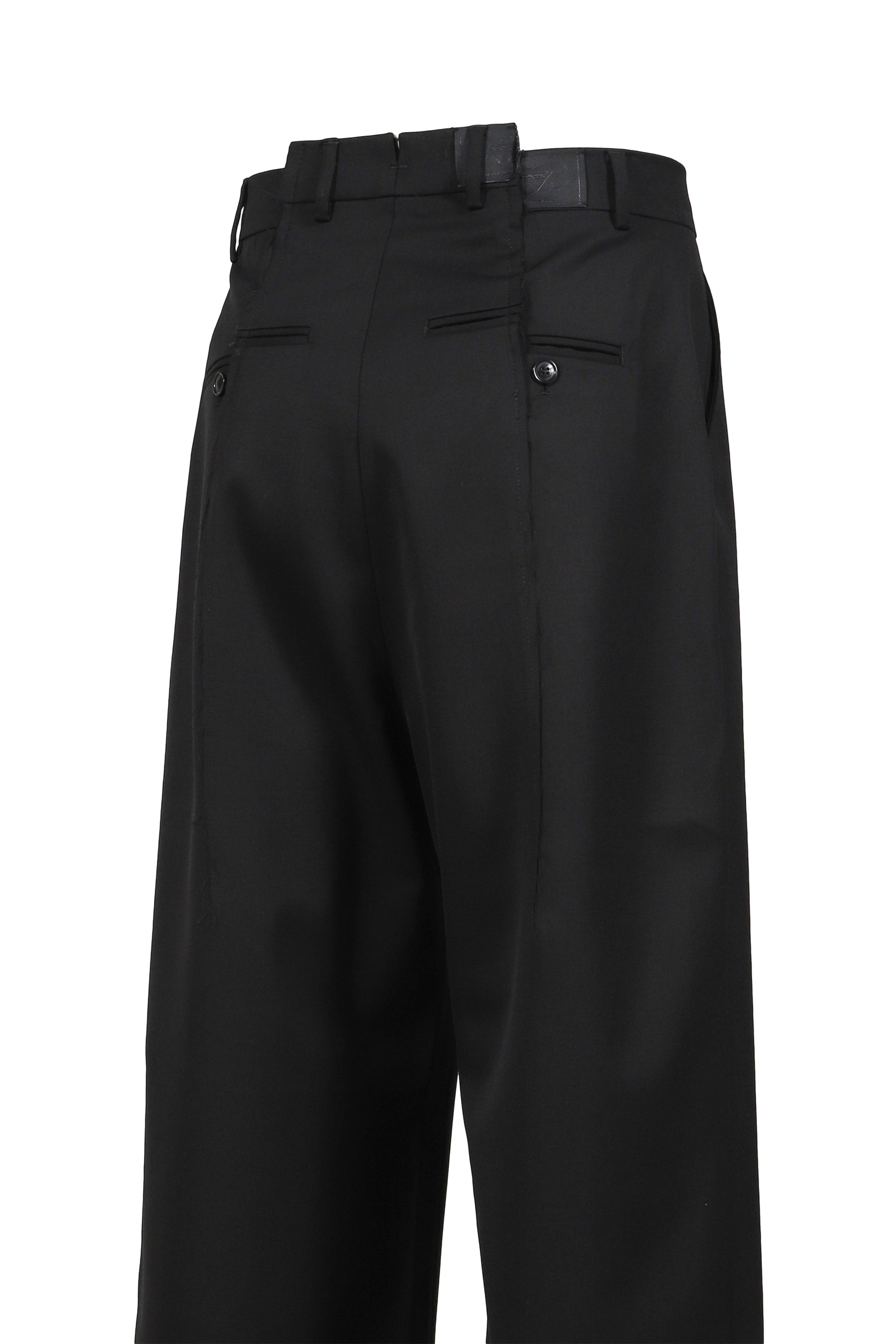 PINCHED TAILORED PANTS / BLK