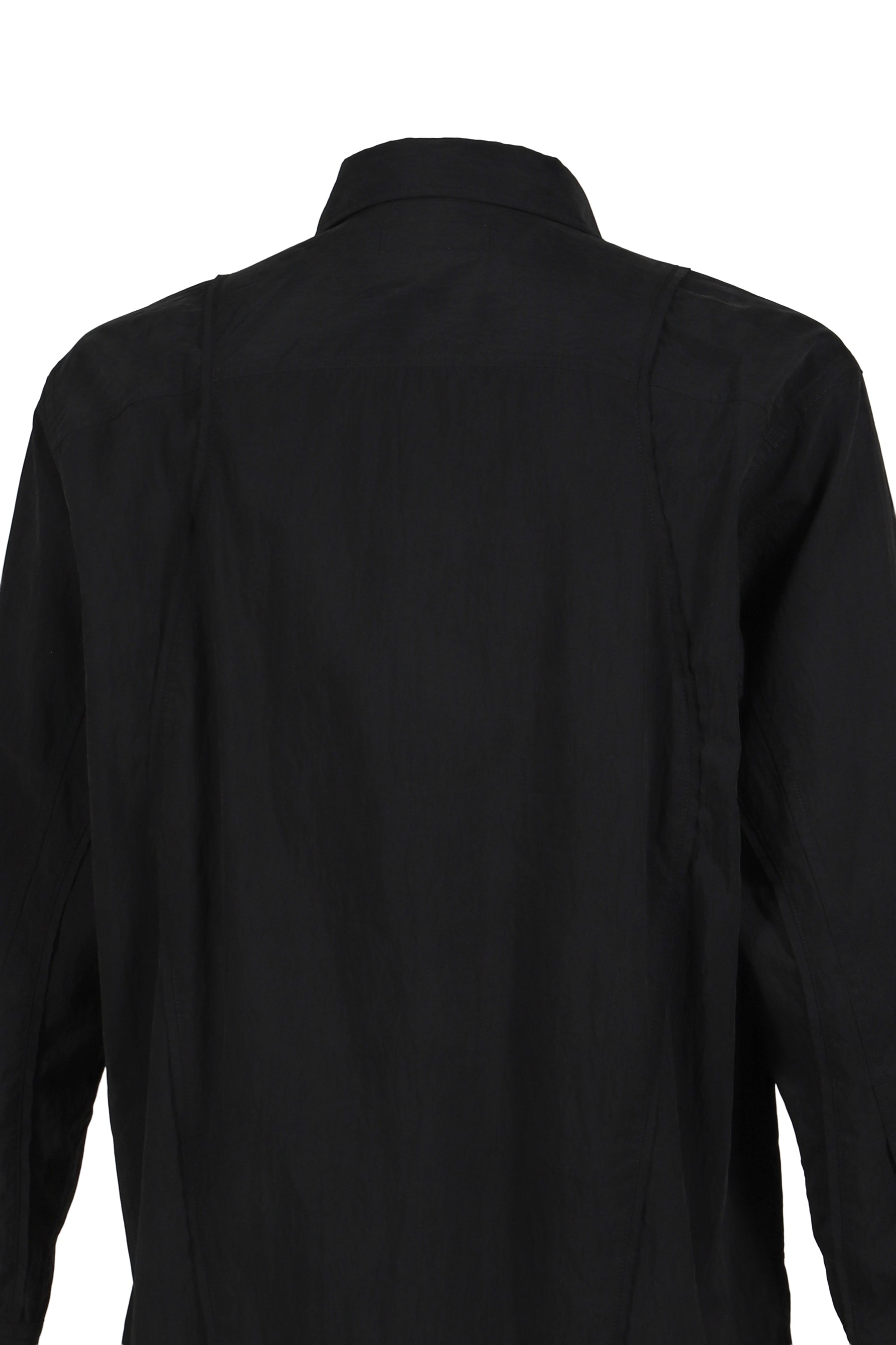 SPLIT CUT SHIRT / BLACK 