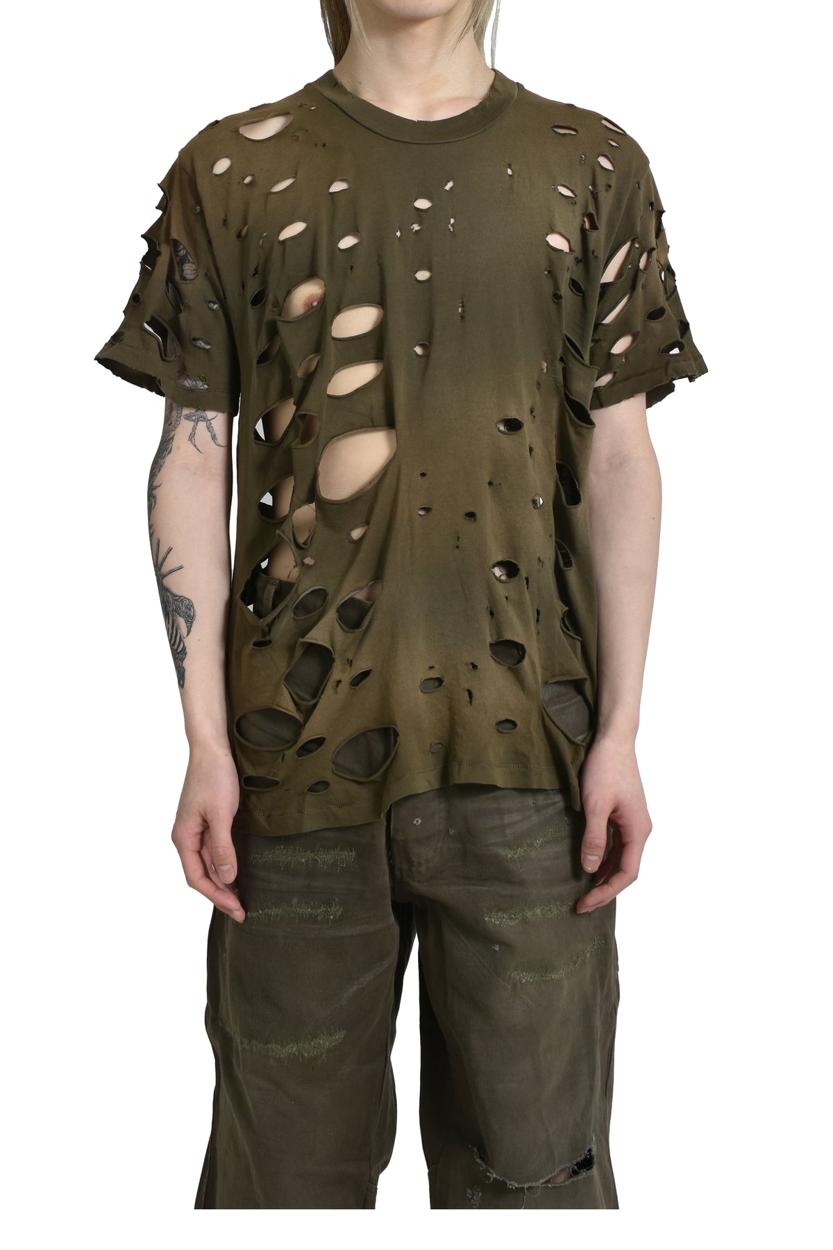 CRASH T-SHIRTS / ARMY GRN