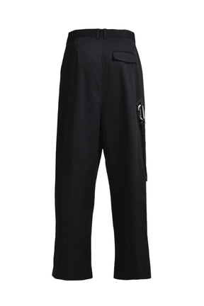 LOW CROTCH TROUSERS / BLK