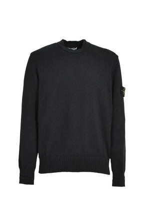 WINTER COTTON CREWNECK KNIT / BLK